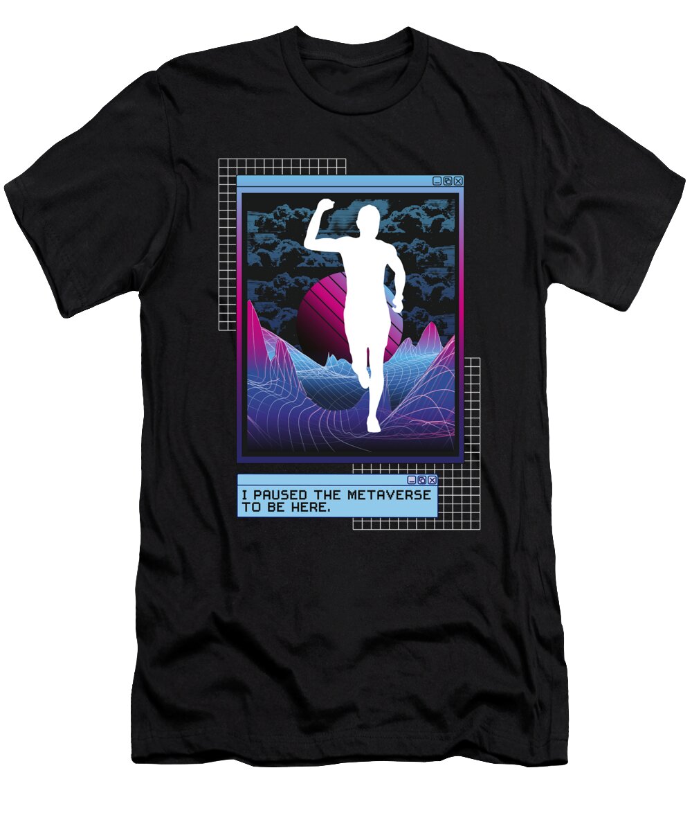 21 Vaporwave Synthwave Marathon Trail Running Greenoptix T-Shirt