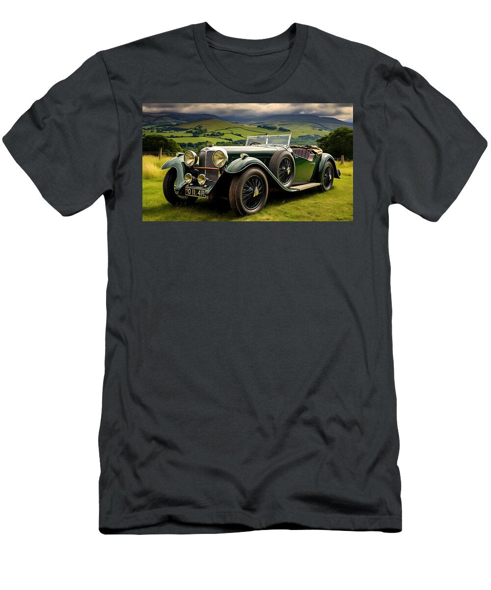 22 1934 Aston Martin 1 Litre Mark Ii Long Chassis By Asar Studios Celestial Images T-Shirt