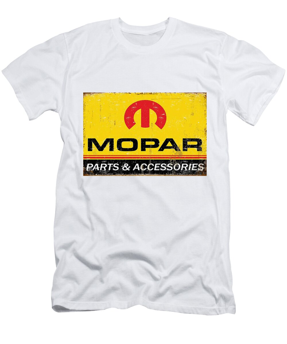 22 Vintage Sign Automobilia and Oil Advertising World Art Collective T-Shirt