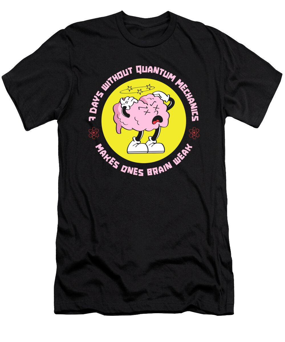 23 Funny Physicist Scientist Science Quantum Physics Crazy Squirrel T-Shirt