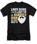 24 Funny Beard Facial Hair Manly Confident Man Gift Muc Designs T-Shirt