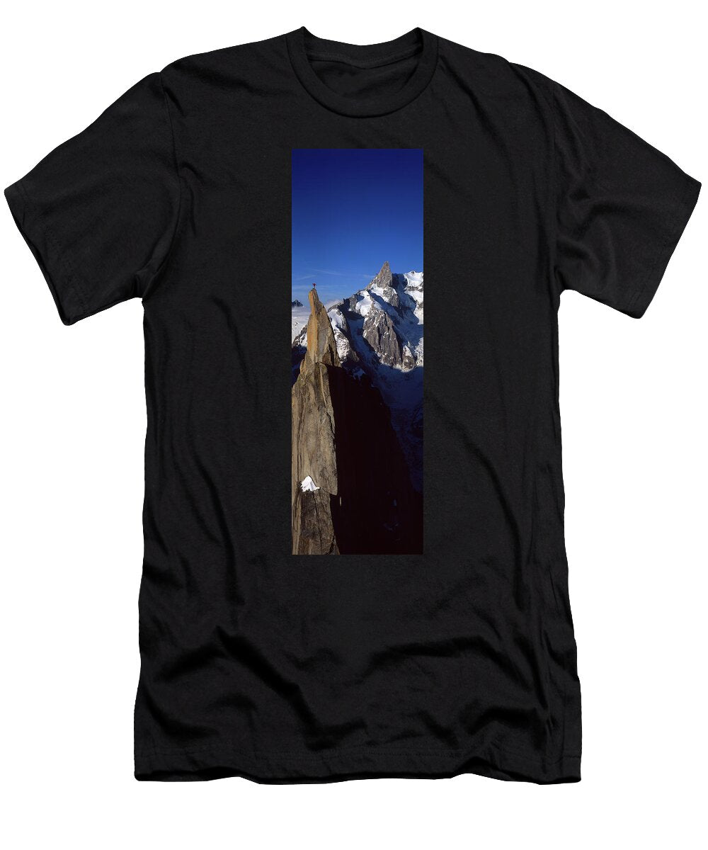 24 Panoramic of High Mountain Peaks Mario Colonel T-Shirt