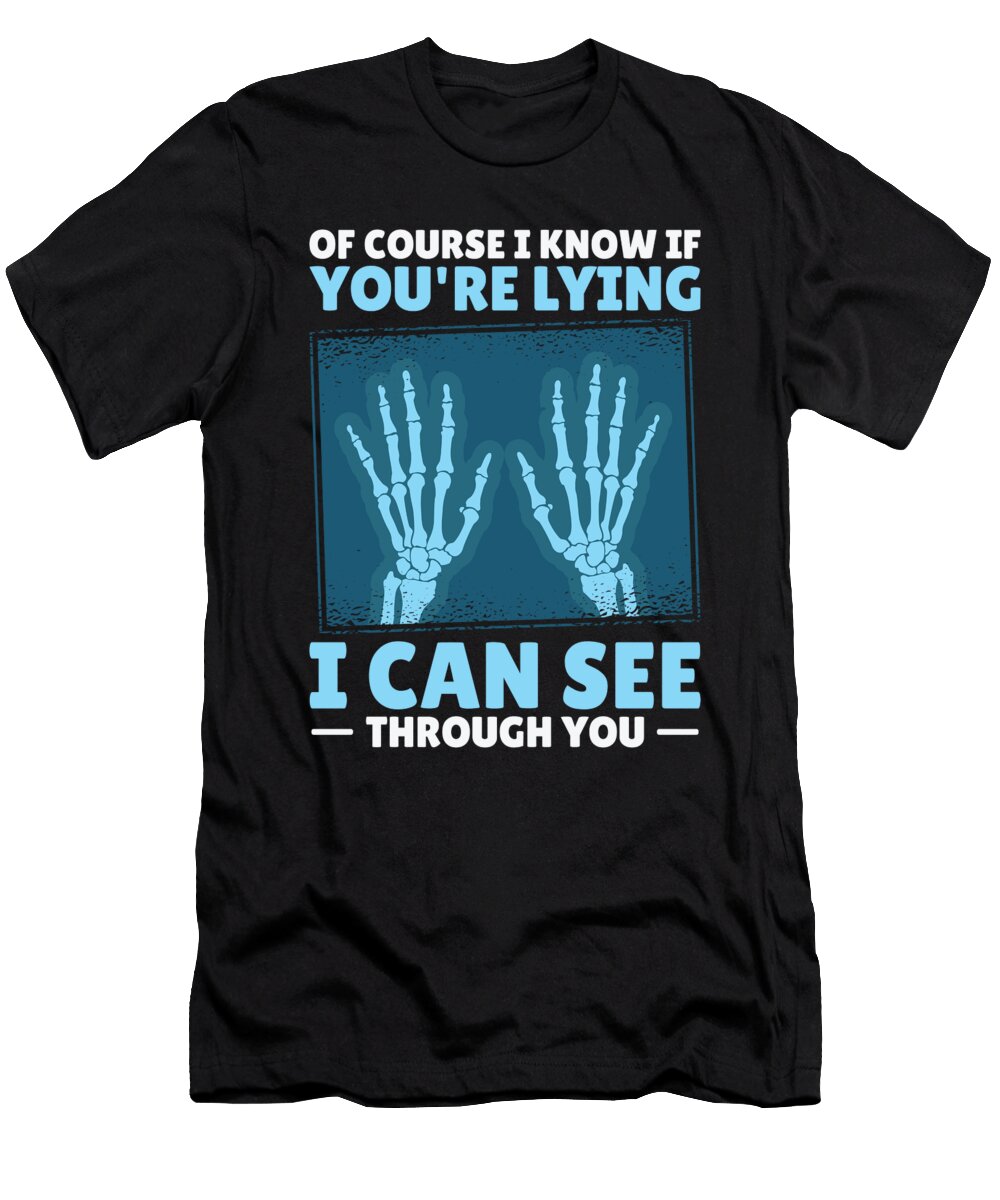 24 Radiology Rad Tech Technologist Radiologist X Ray Radiographer Toms Store T-Shirt