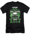 26 10 Year Old Gamer Gaming 10th Birthday Level 10 Unlocked Crazy Squirrel T-Shirt