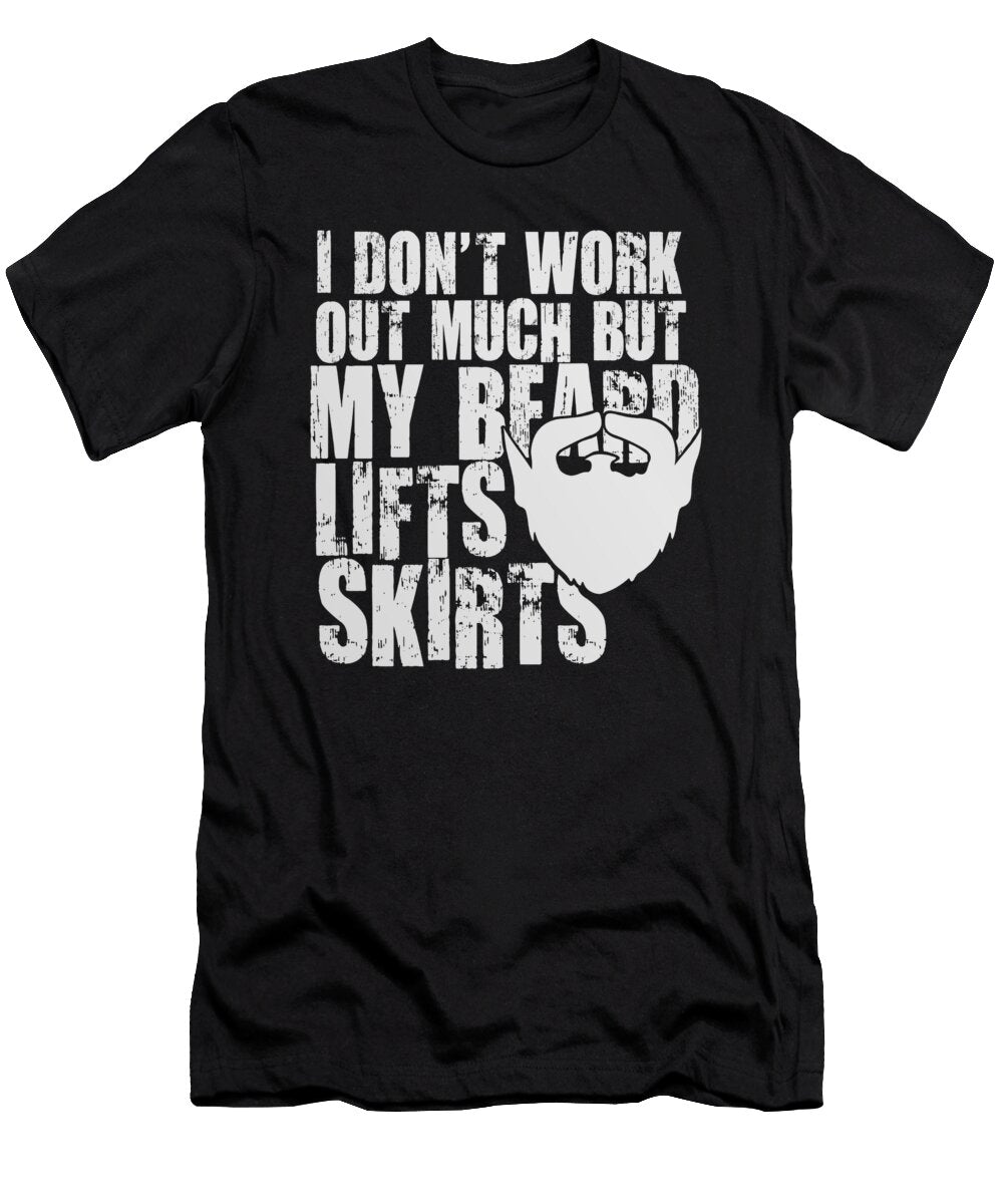 26 Funny Beard Facial Hair Manly Confident Man Gift Muc Designs T-Shirt