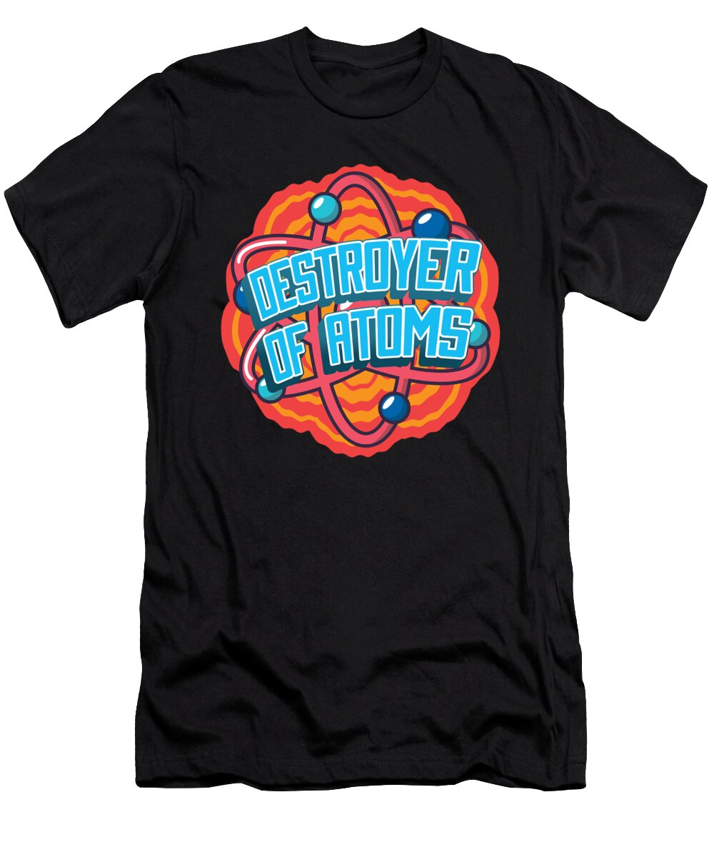 26 Physicist Scientist Science Nuclear Physics Crazy Squirrel T-Shirt