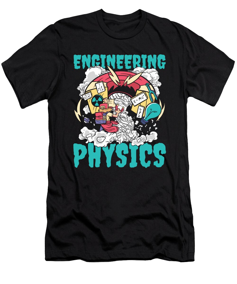 28 Physicist Scientist Science Applied Physics Crazy Squirrel T-Shirt
