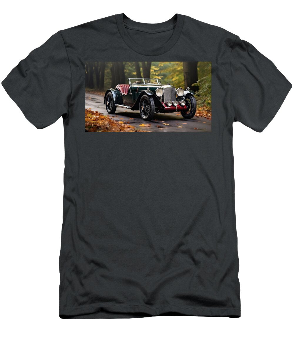 3 1934 Aston Martin 1 Litre Mark Ii Long Chassis By Asar Studios Celestial Images T-Shirt