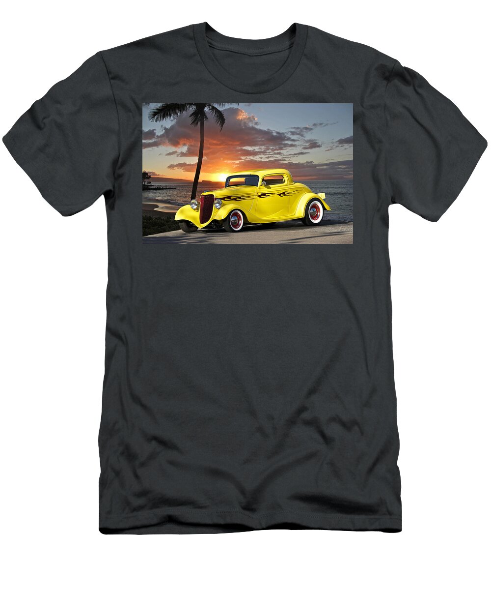 3 1934 Ford 3 Window Coupe Dave Koontz T-Shirt