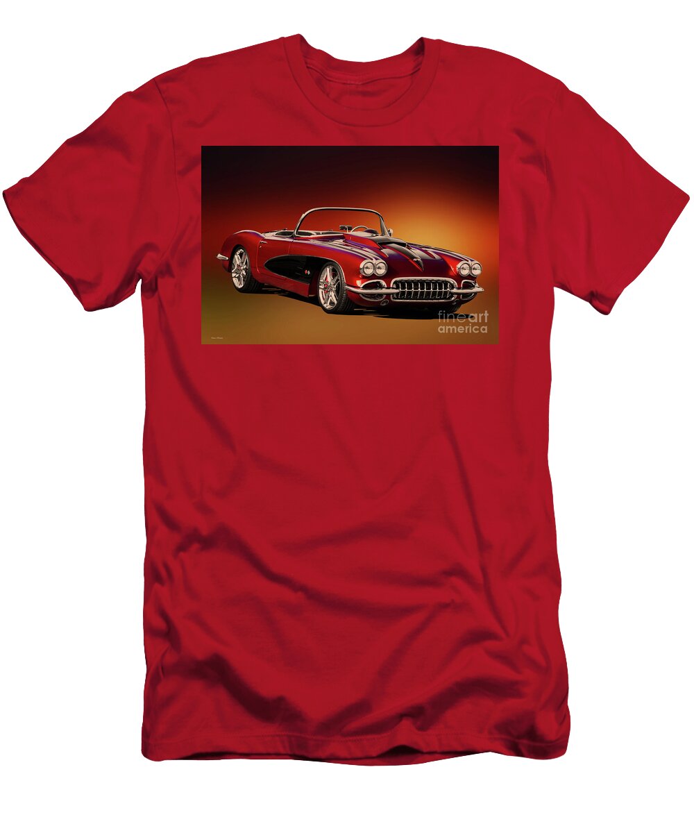 3 1958 Corvette Pro Touring Convertible Dave Koontz T-Shirt