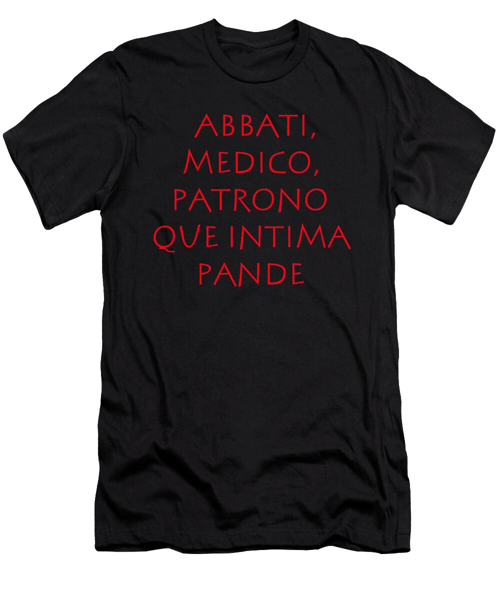 3 Abbati Medico Patrono Que Intima Pande Vidddie Publyshd T-Shirt