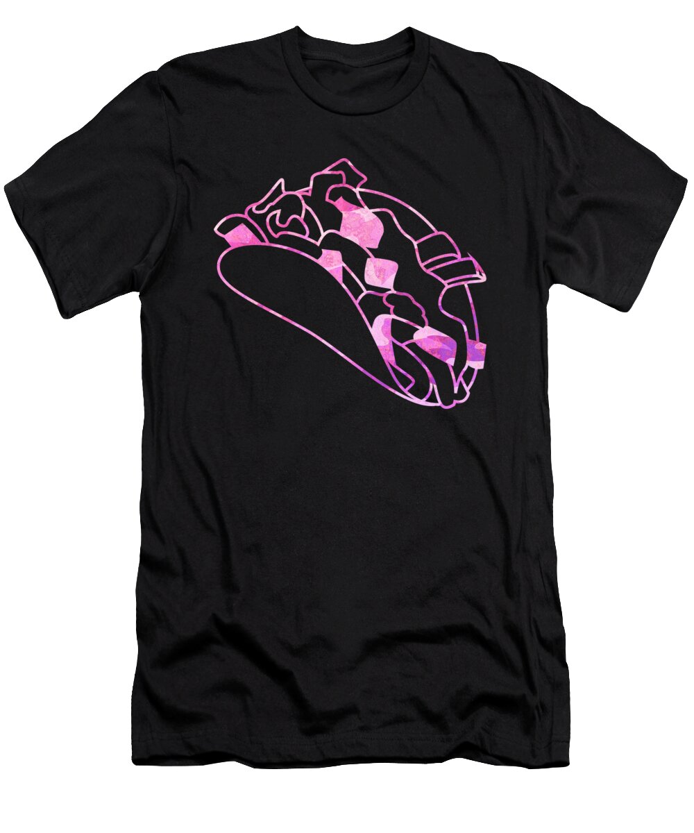 3 Abstract Taco Illustration Calnyto T-Shirt