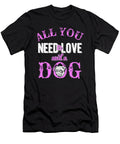 3 All You Need Is Love and a Dog Jacob Zelazny T-Shirt
