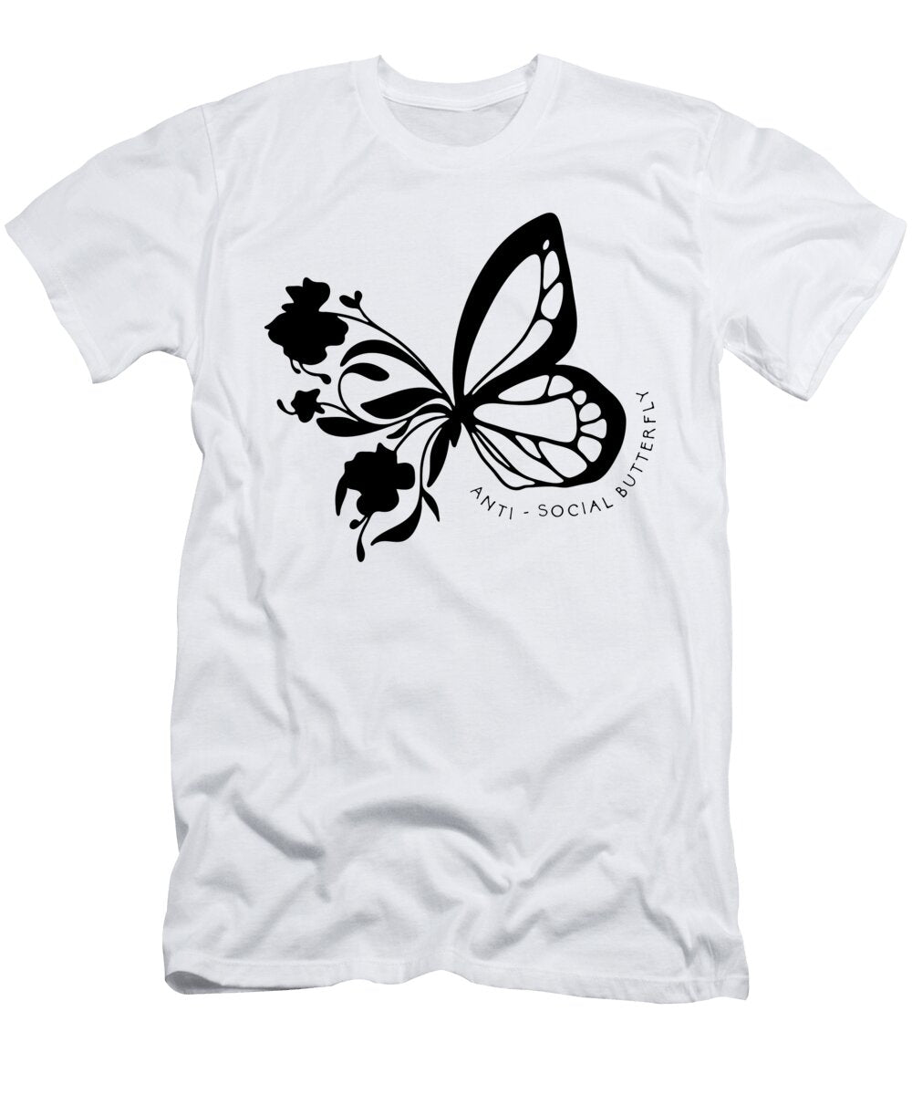 3 Anti Social Butterfly Sweet Birdie Studio T-Shirt