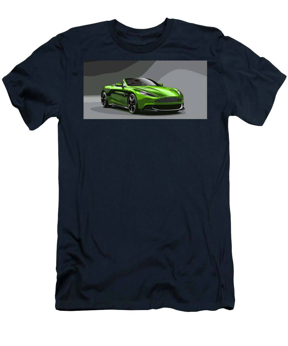 3 Aston Martin Vanquish S Volante Thespeedart T-Shirt