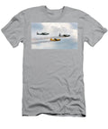 3 Beechcraft T 34 Mentor a Navy Air Force and Ryan Navion Trainer Bruce Beck T-Shirt