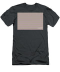 3 Brown Cream Purple Chevron Horizontal Line Pattern Petite Patterns T-Shirt