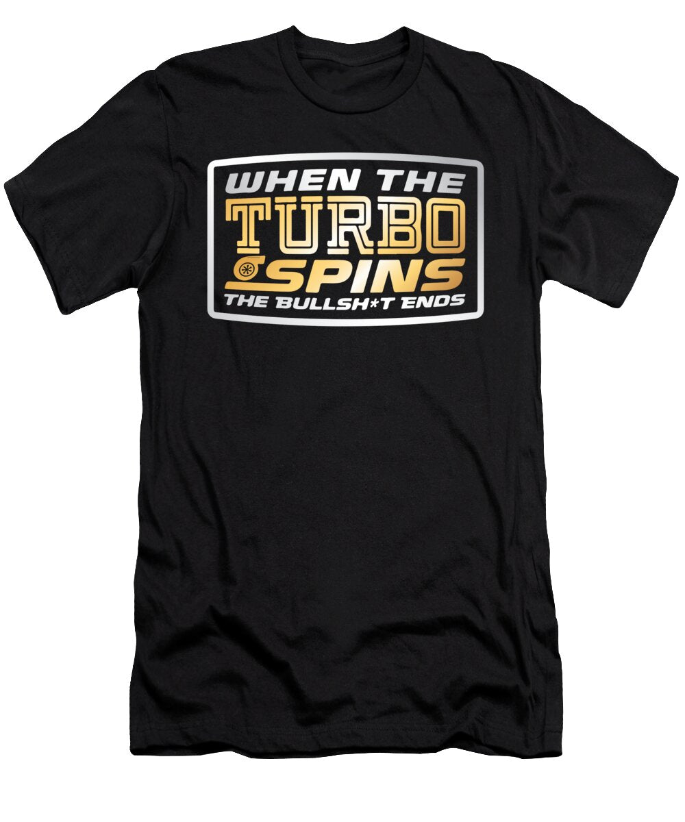 3 Car Tuning Boost Tuner Turbo Motor Sports Gift Muc Designs T-Shirt