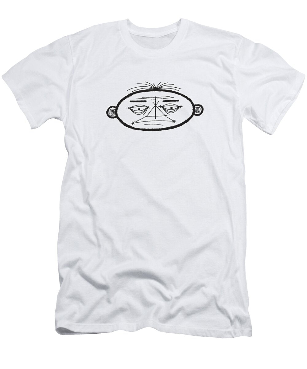 3 Caricature of Grumpy Old Man Csa Images T-Shirt