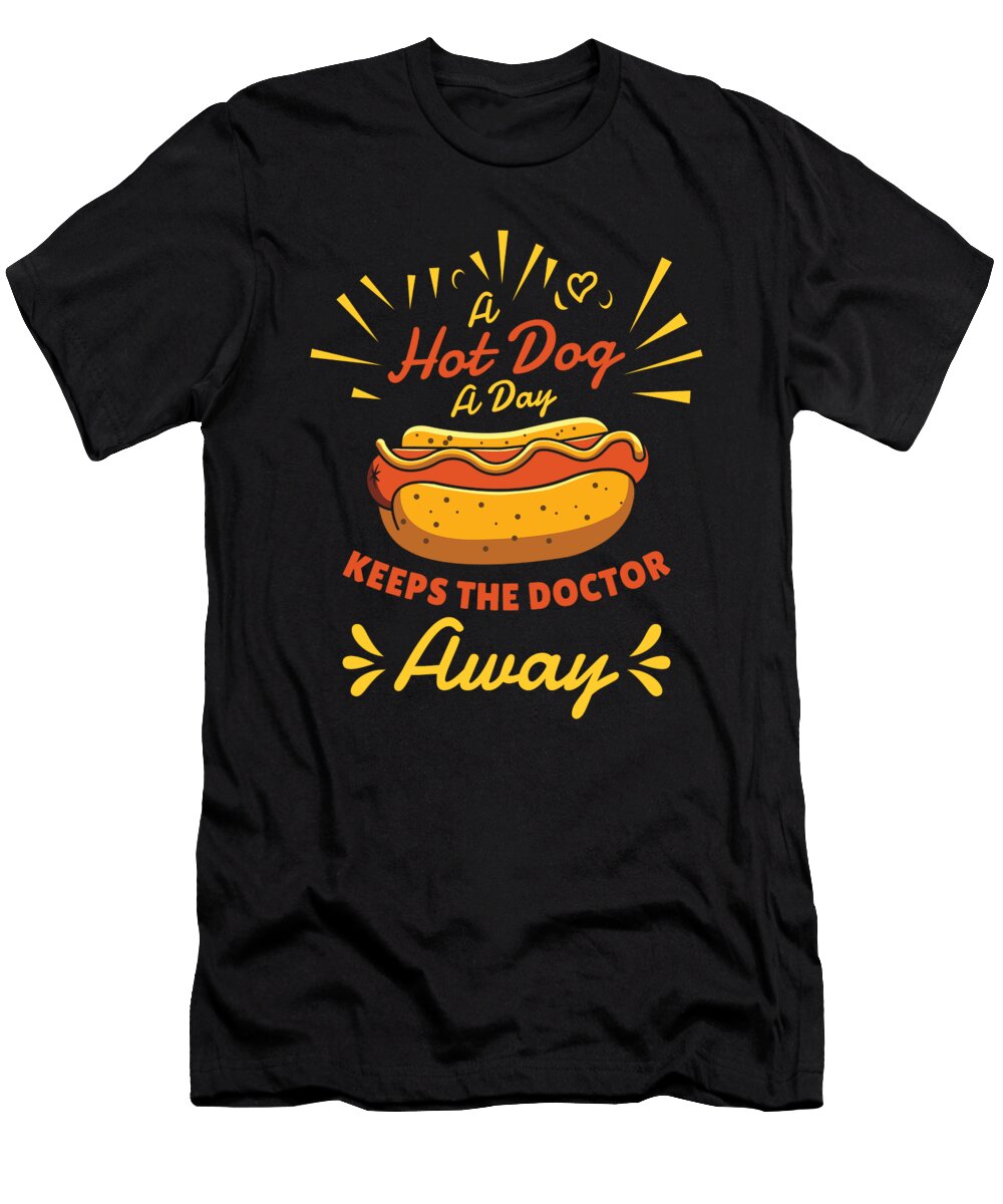 3 Chili Dog Hot Dog Sausage Fastfood Toms Store T-Shirt