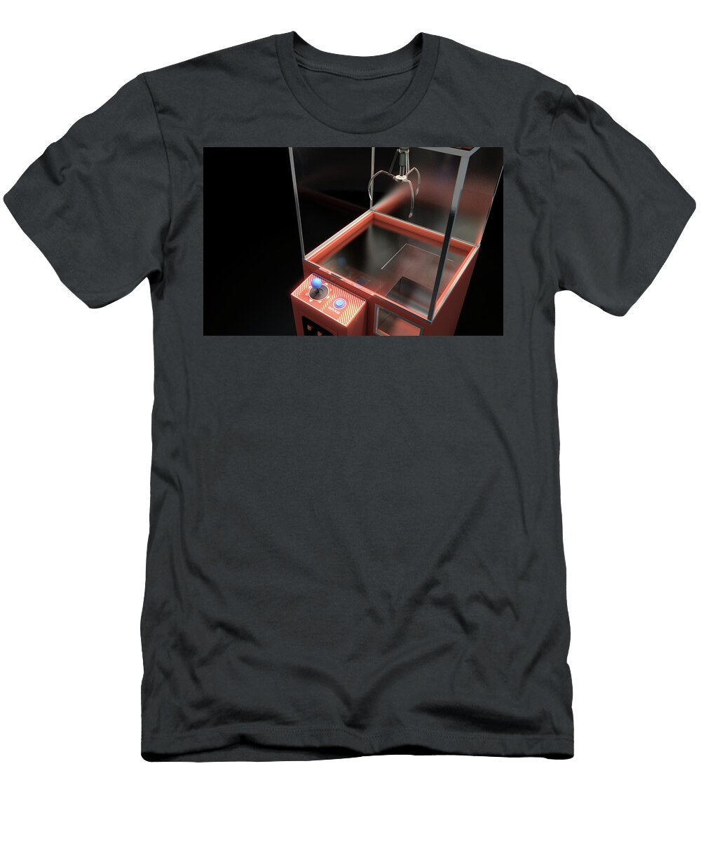3 Claw Arcade Game Allan Swart T-Shirt
