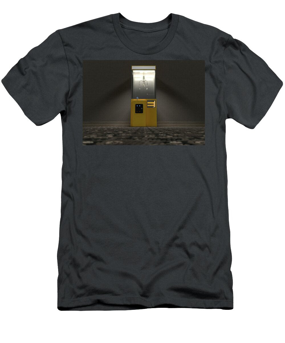 3 Claw Arcade Game in Room Allan Swart T-Shirt