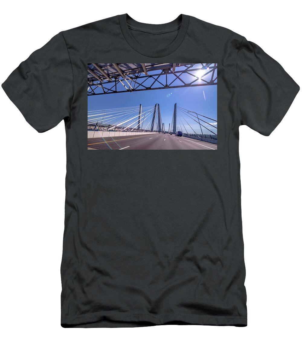 3 Crossing the Governor Mario M Cuomo Bridge Alex Grichenko T-Shirt