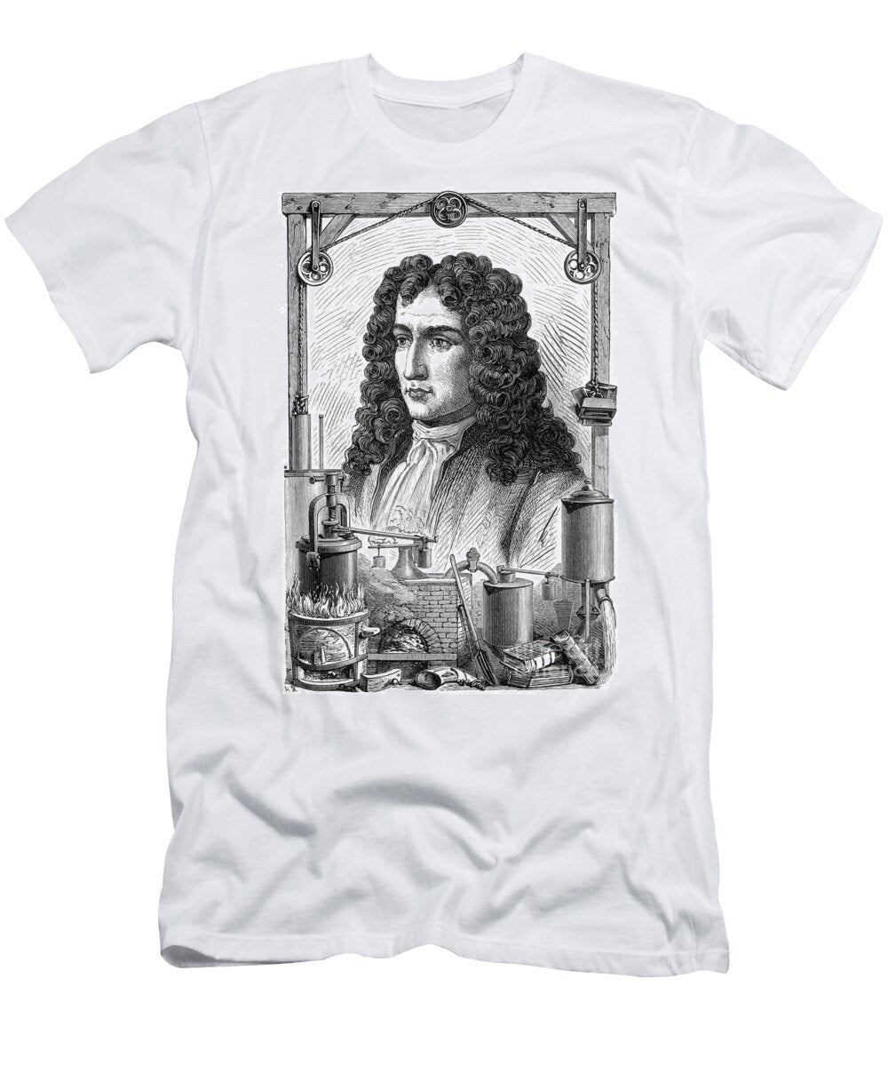 3 Denis Papin French Inventor Science Source T-Shirt