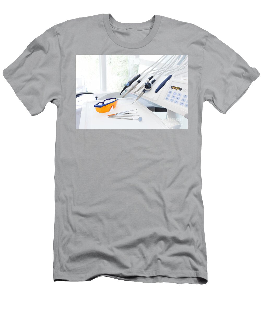 3 Equipment and Dental Instruments in Dentists Office Michal Bednarek T-Shirt