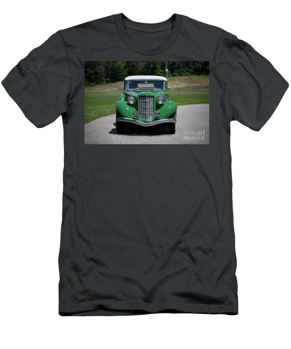 3 Exclusive American Retro Luxury Green 1935 Auburn Auburn 851 Supercharged Dual Ratio Phaeton Sedan Vladyslav Shapovalenko T-Shirt