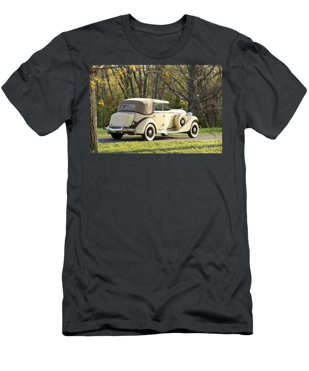 3 Exclusive American Retro Luxury Yellow 1936 Auburn 852 Dual Ratio Supercharged Phaeton Vladyslav Shapovalenko T-Shirt