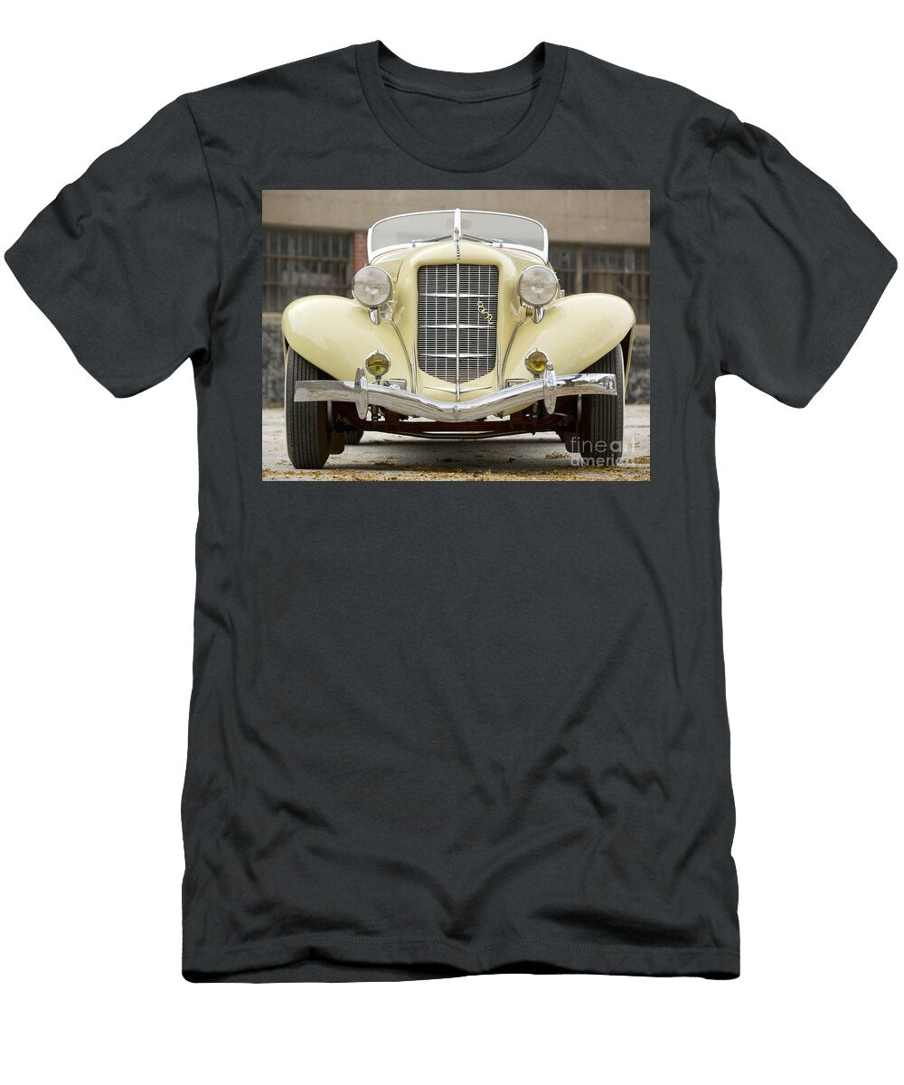 3 Exclusive American Retro Luxury Yellow 1936 Auburn 852 Sc Dual Ratio Supercharged Speedster Vladyslav Shapovalenko T-Shirt