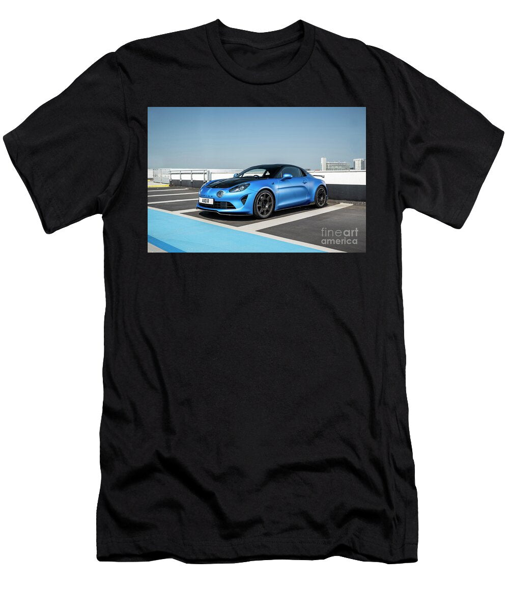 3 Exclusive French Sport Car Blue Alpine A110r Turini Coupe Turbocharged Engine 18 L Renault Tce M5pt Vladyslav Shapovalenko T-Shirt
