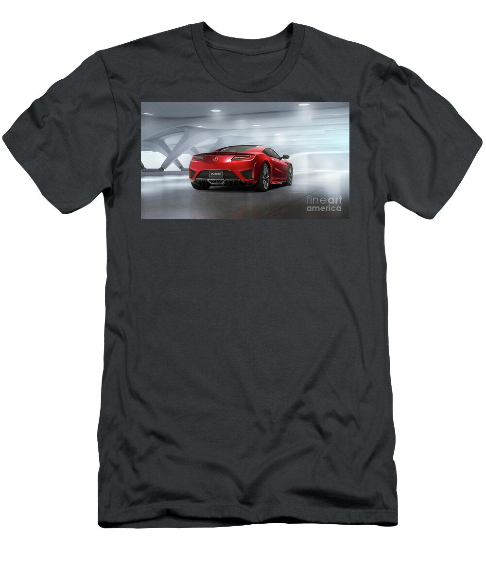 3 Exclusive Japanese Sports Car Red Acura Nsx Type S Coupe 35 V6 Twin Turbocharged Concept Vladyslav Shapovalenko T-Shirt