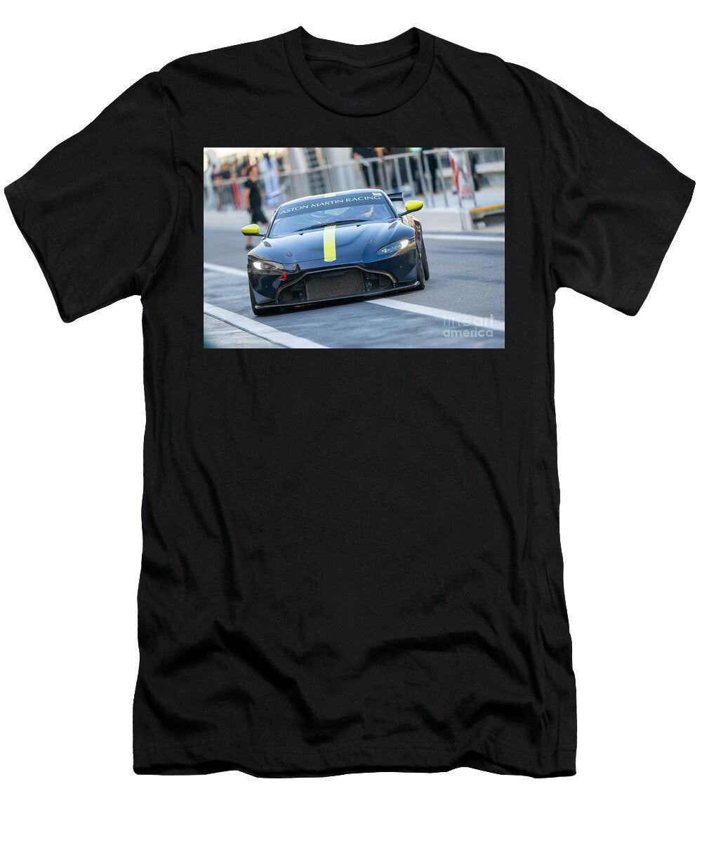 3 Exclusive Racing Supercar Black Aston Martin Vantage Gt4 Amg M177 40l V8 Turbocharged Vladyslav Shapovalenko T-Shirt