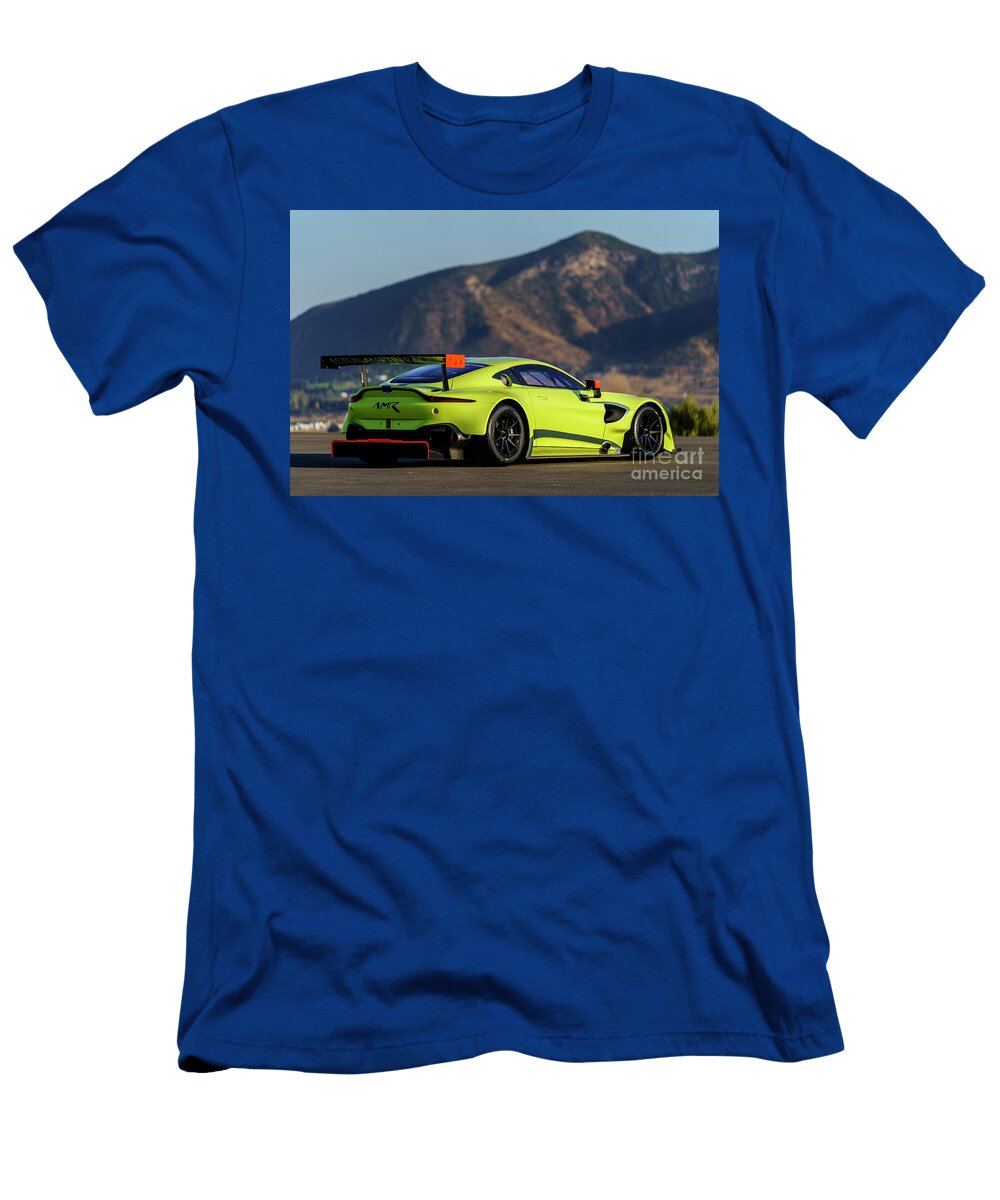 3 Exclusive Racing Supercar Yellow Aston Martin Vantage Gte Amg M177 40l V8 Turbocharged Vladyslav Shapovalenko T-Shirt