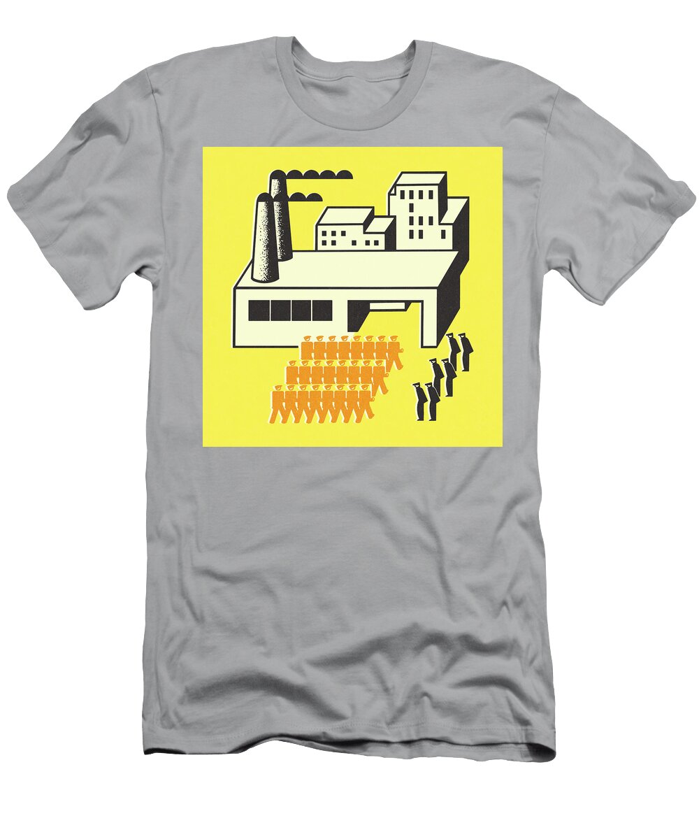 3 Factory and Workers Csa Images T-Shirt