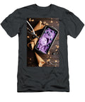 3 Flat Lay View At Blackberry Icecream in Tray with Wafer Cones As Olena Mykhaylova T-Shirt