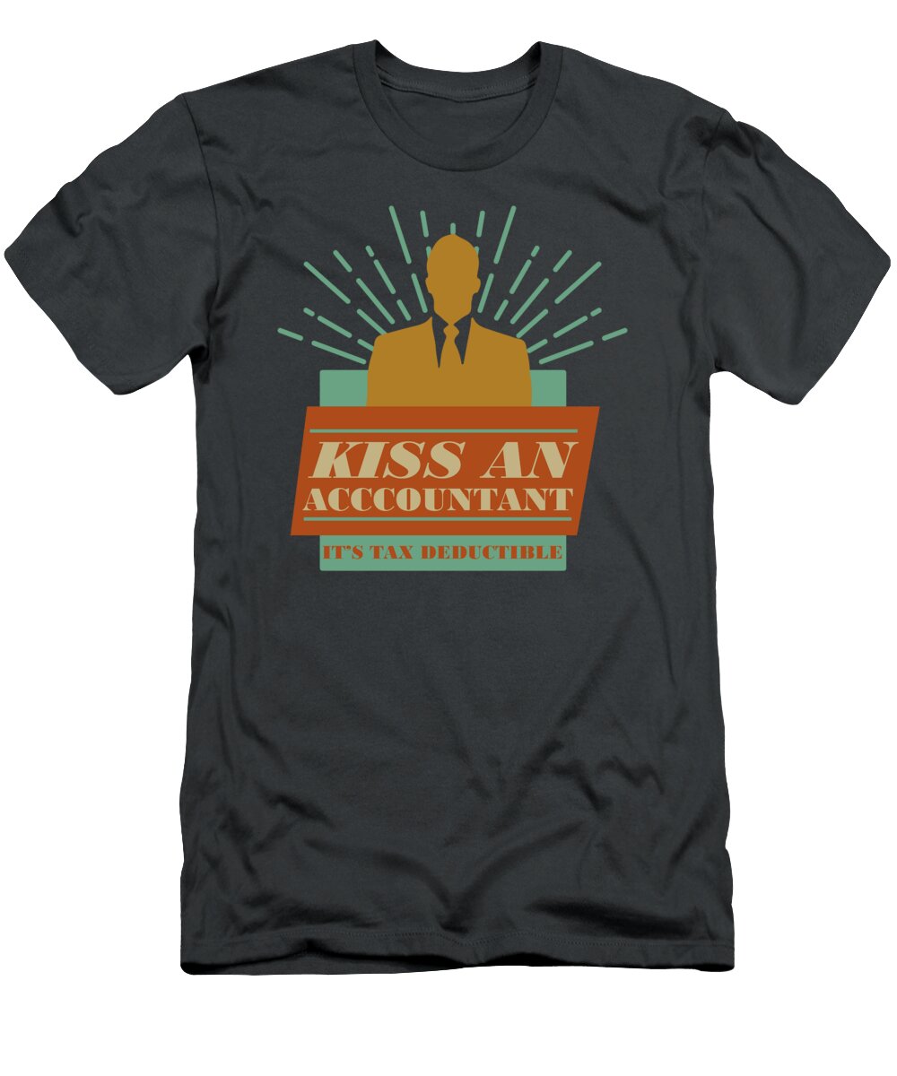 3 Funny Accountant for Men Women Bookkeeper Student Cpa Crazy Squirrel T-Shirt