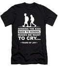 3 Funny Back to School Art for Mom Dad Parents Dark Ruler T-Shirt
