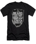 3 Funny Beard Facial Hair Manly Confident Man Gift Muc Designs T-Shirt