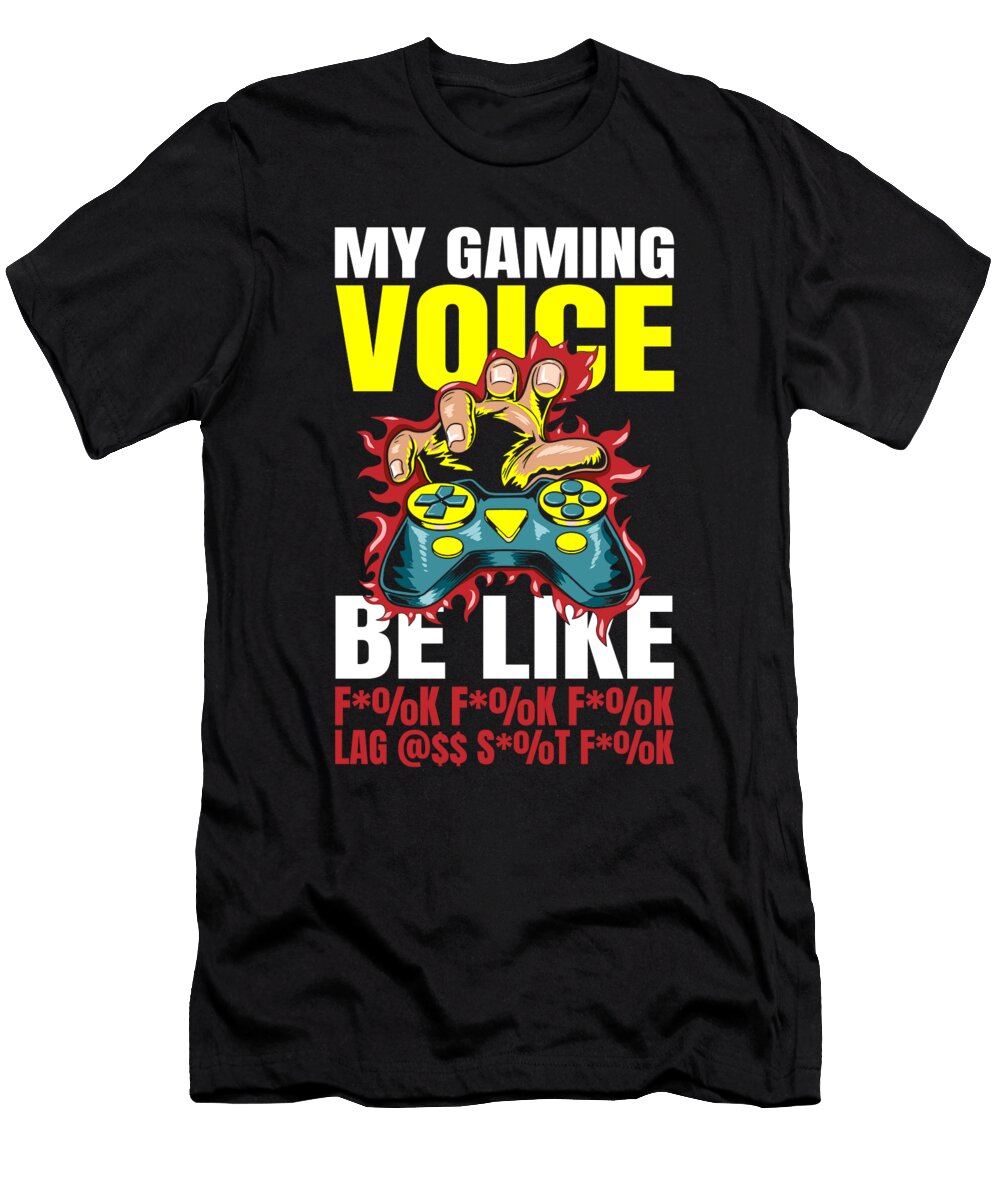 3 Funny Gaming Gamer Video Games Crazy Squirrel T-Shirt