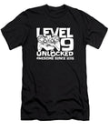 3 Gaming 9th Birthday Year Old Gamer Video Level 9 Unlocked Crazy Squirrel T-Shirt
