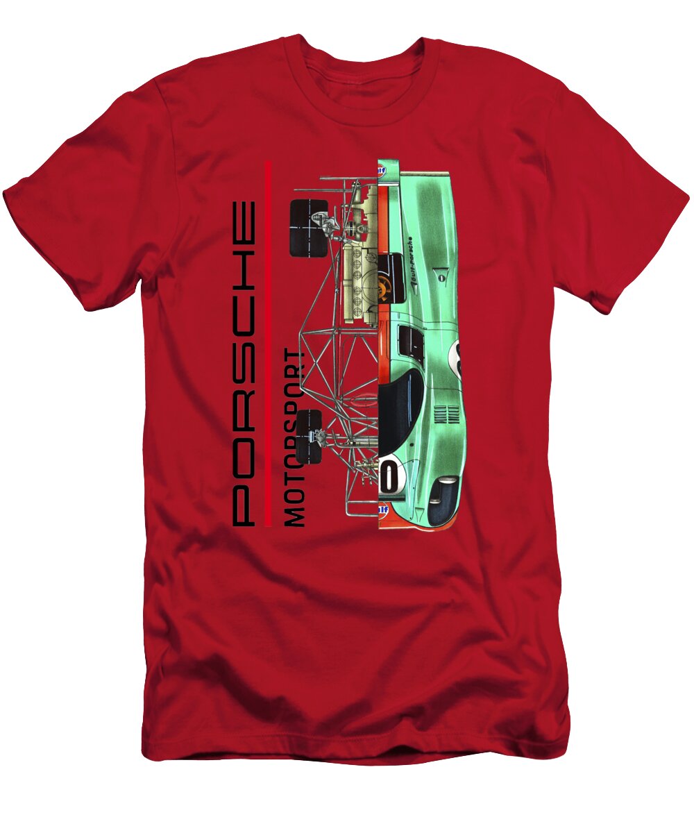 3 Gulf Porsche 917 Kh Chassis 024 Vladislav Shapovalenko T-Shirt