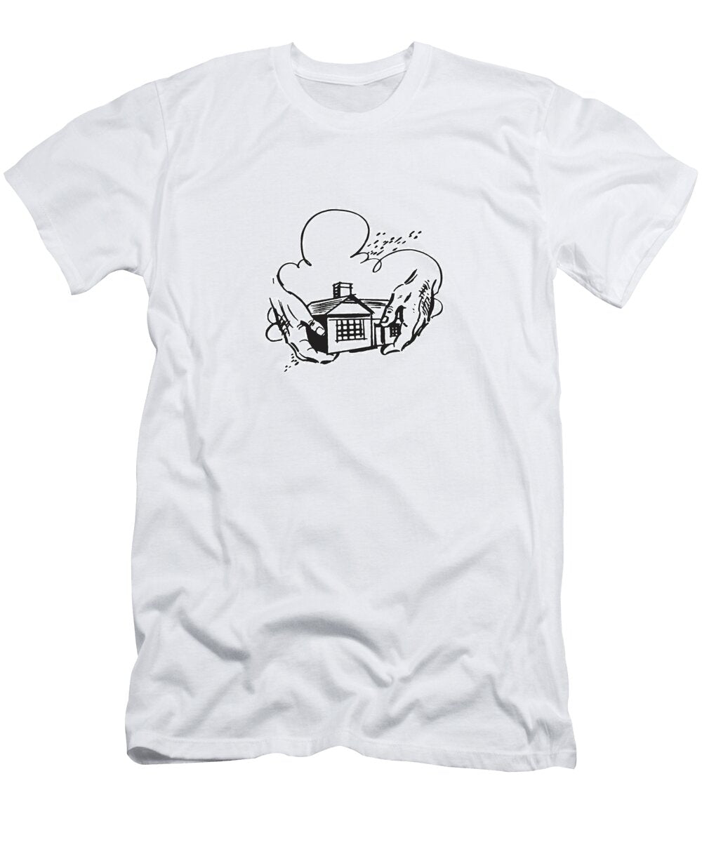 3 House Held in Hands Csa Images T-Shirt
