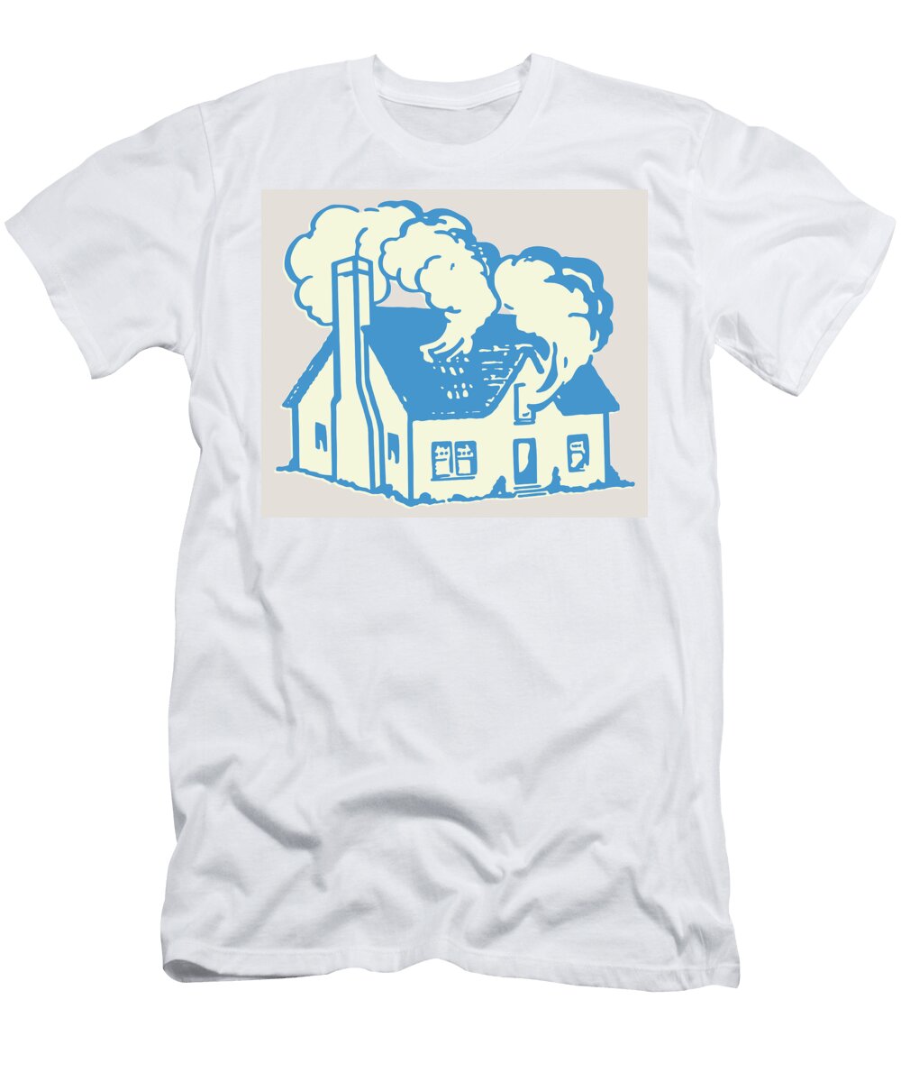 3 House in Flames Csa Images T-Shirt