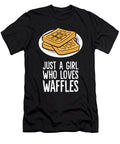 3 Just a Girl Who Loves Waffles Eq Designs T-Shirt