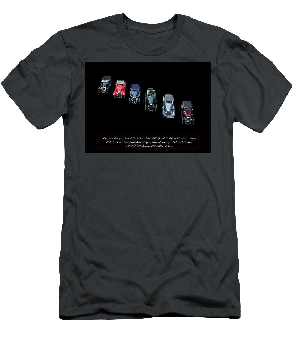 3 Lagonda Line Up Peter Lloyd T-Shirt