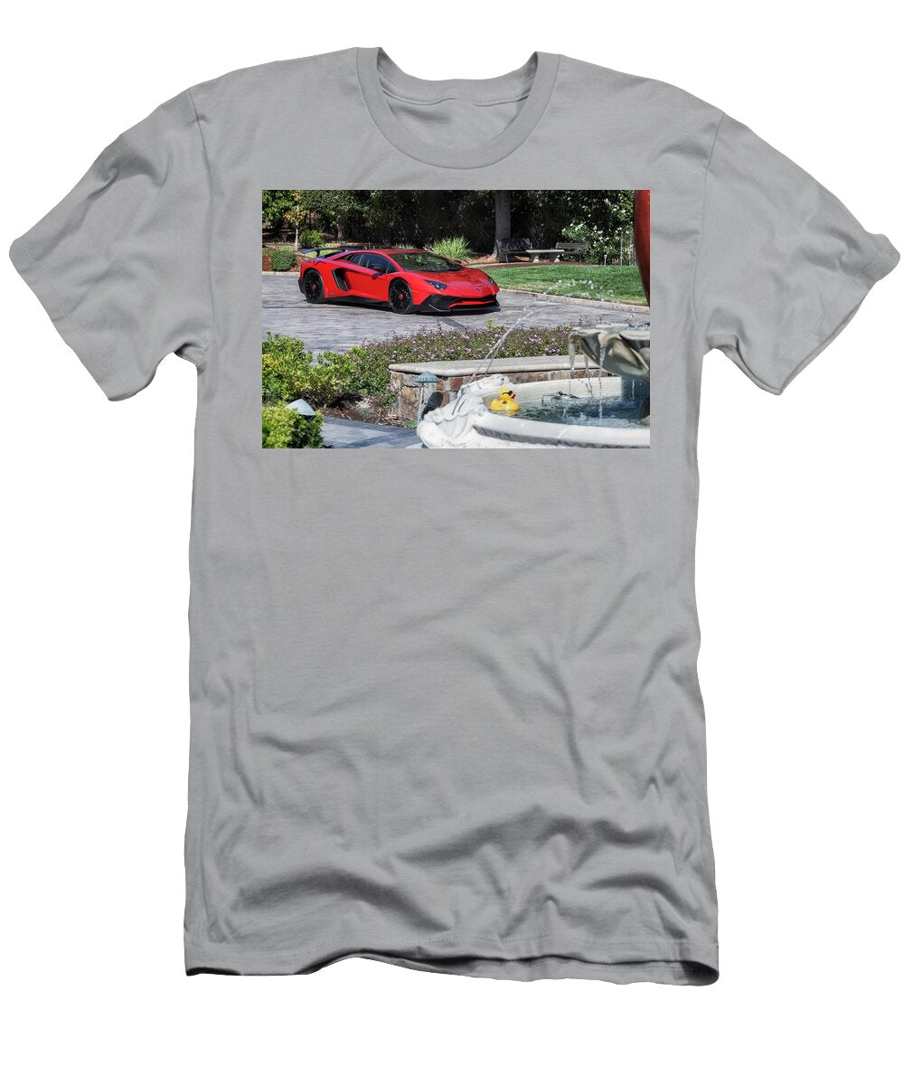 3 Lamborghini Aventador Sv Print Itzkirb Photography T-Shirt