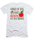 3 Land of the Free Because of the Brave Jacob Zelazny T-Shirt